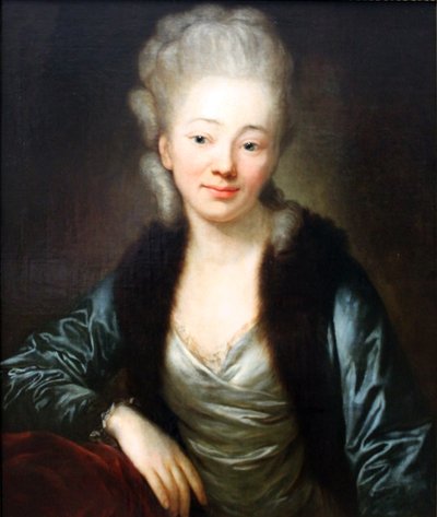 Portret van Julie Friederike Henriette Clodius door Anton Graff